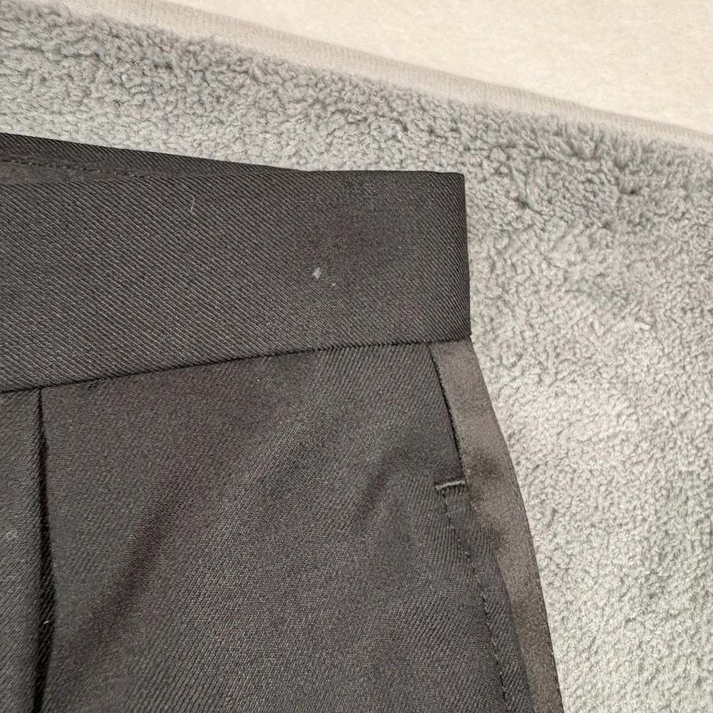 Calvin Klein Mens Tuxedo 43L Black 100% Wool Jacket Pants Two Piece Formal As-Is